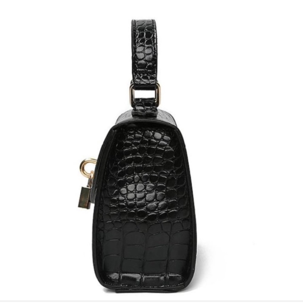 Mini Croc Embossed Chain Satchel ❤️ 5 for 30 - Picture 4 of 6